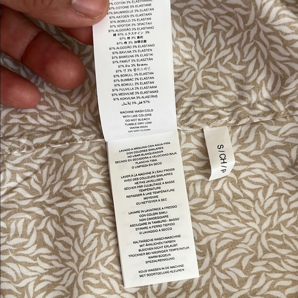 Michael Kors Tan Casual Button Down Shirt - Picture 9 of 11